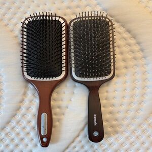 Conair Brown Paddle Hair Brushes (2)